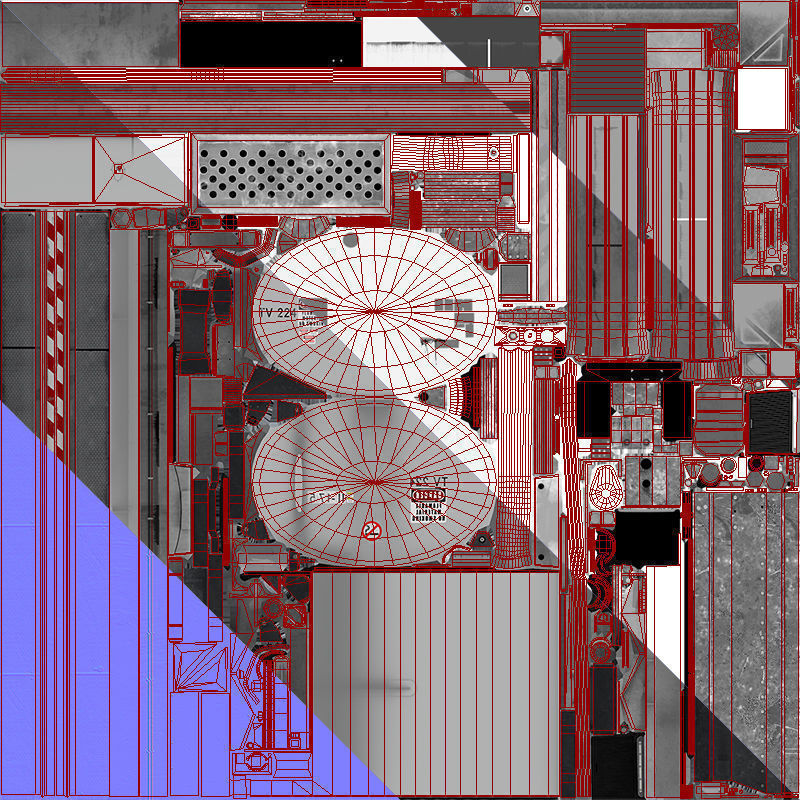 Freightliner FLT tanker semitruck Low-poly 3D model_62