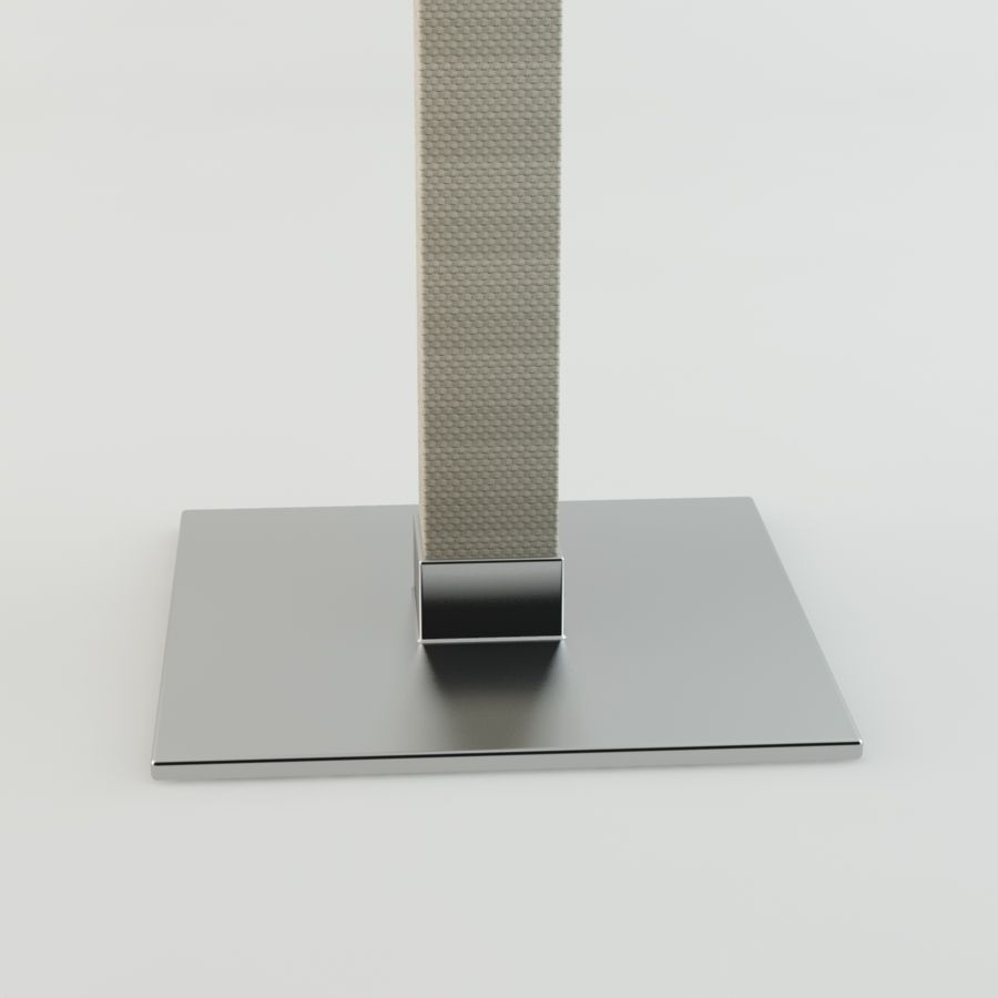 VAUZoslo table stand with metal base 3D model_1