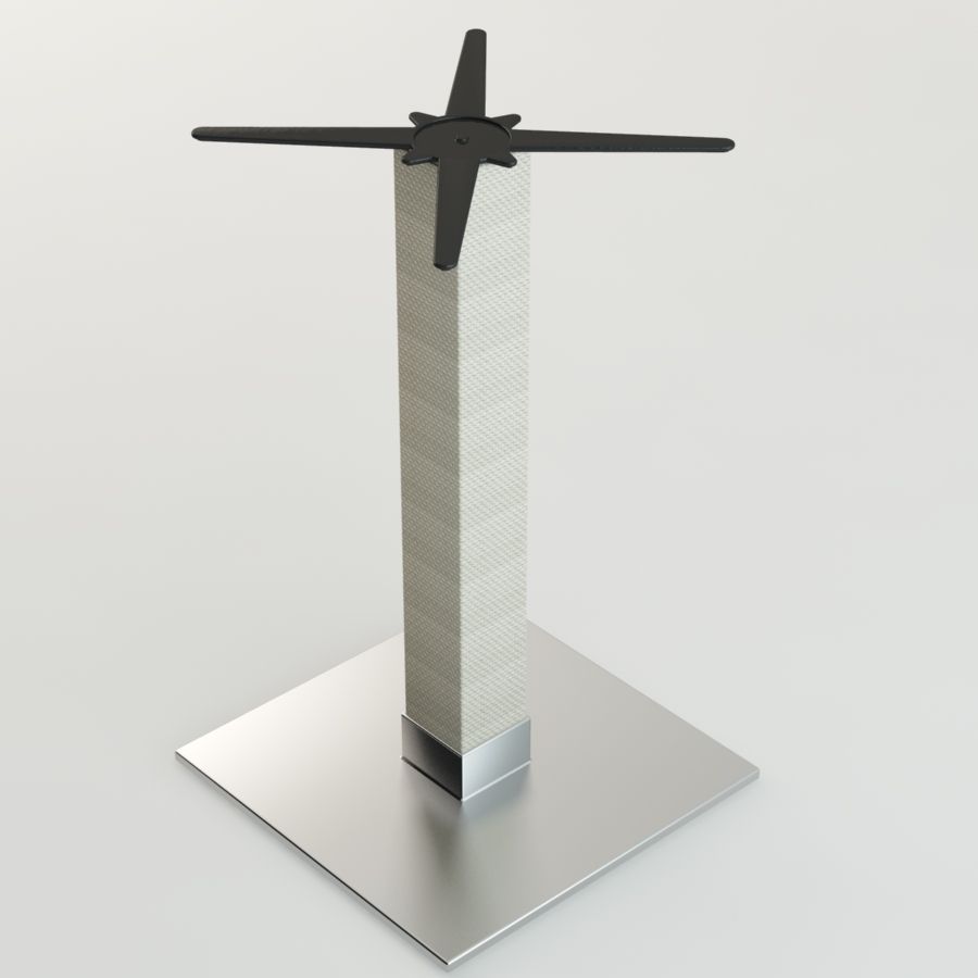 VAUZoslo table stand with metal base 3D model_4