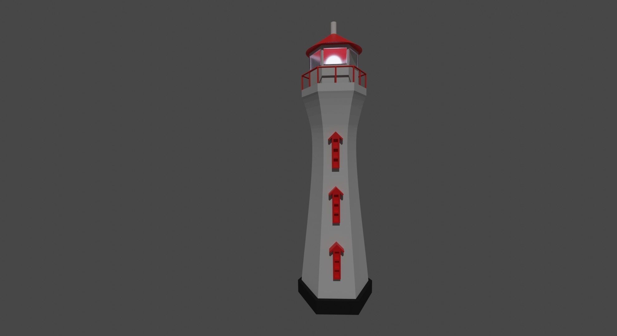 Lighthouse 3D model_2