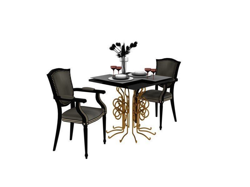 high-tech table 3D model