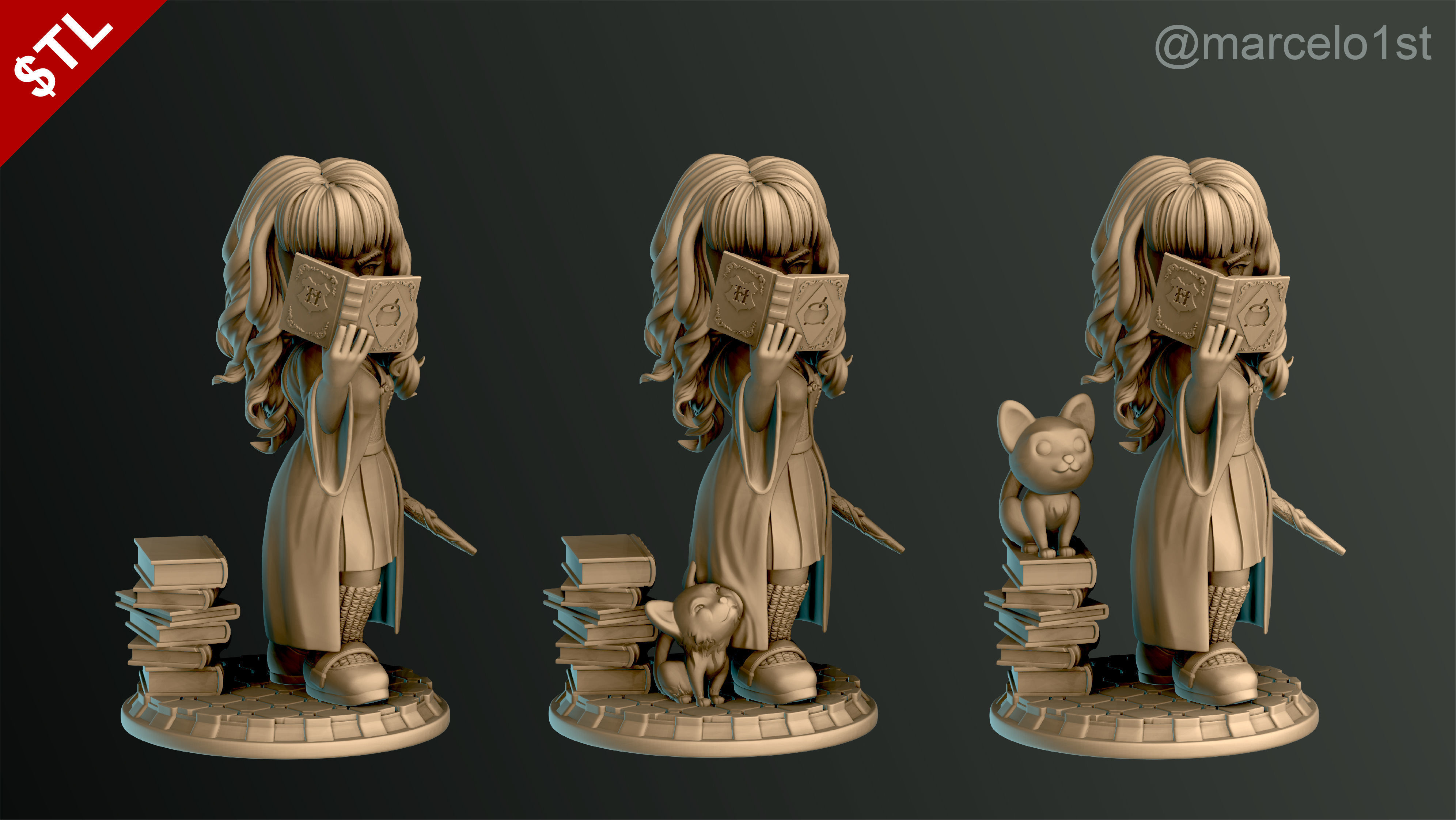 SIMPLES - Hermione Granger 3D print model_7