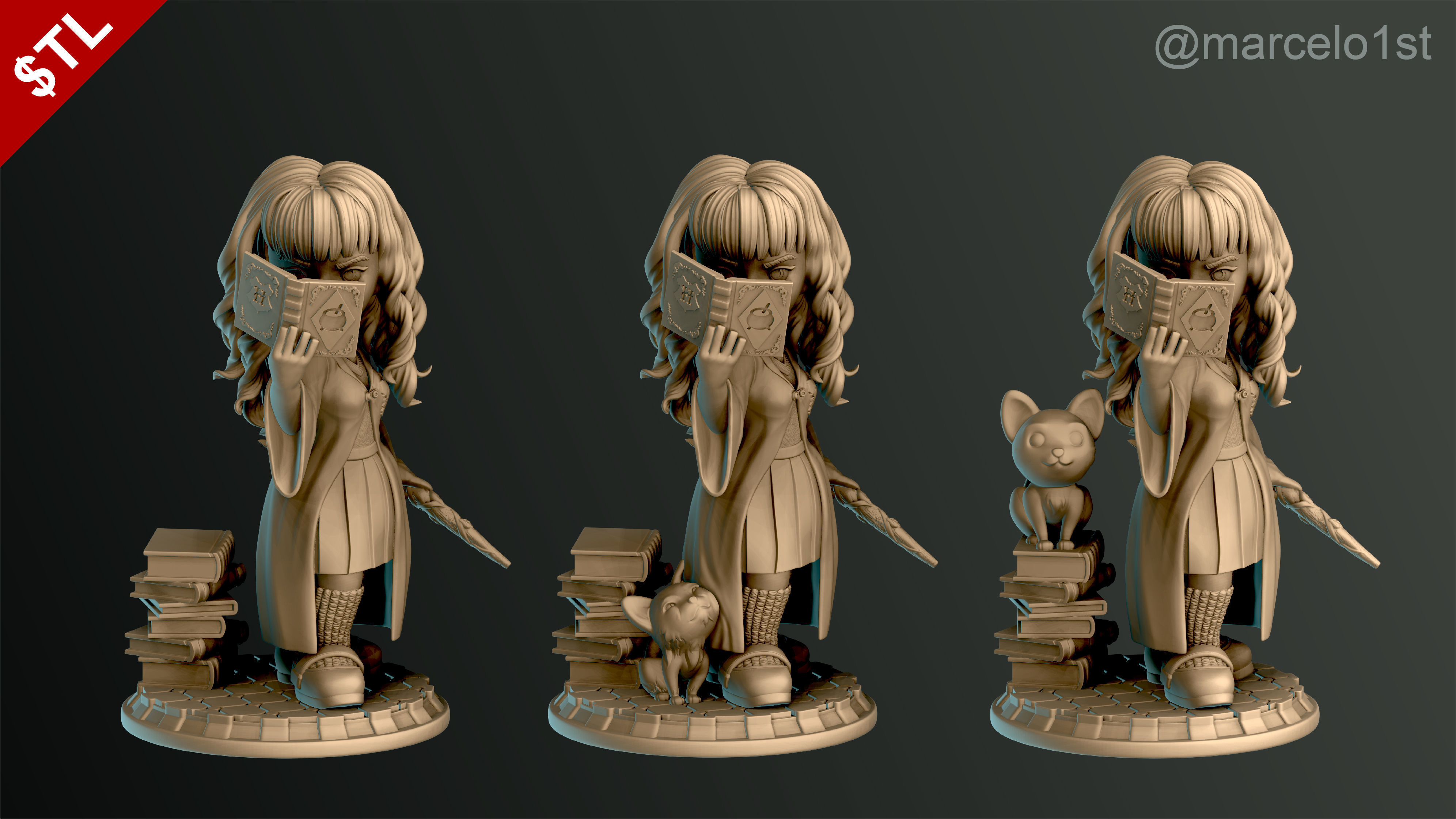 SIMPLES - Hermione Granger 3D print model_6