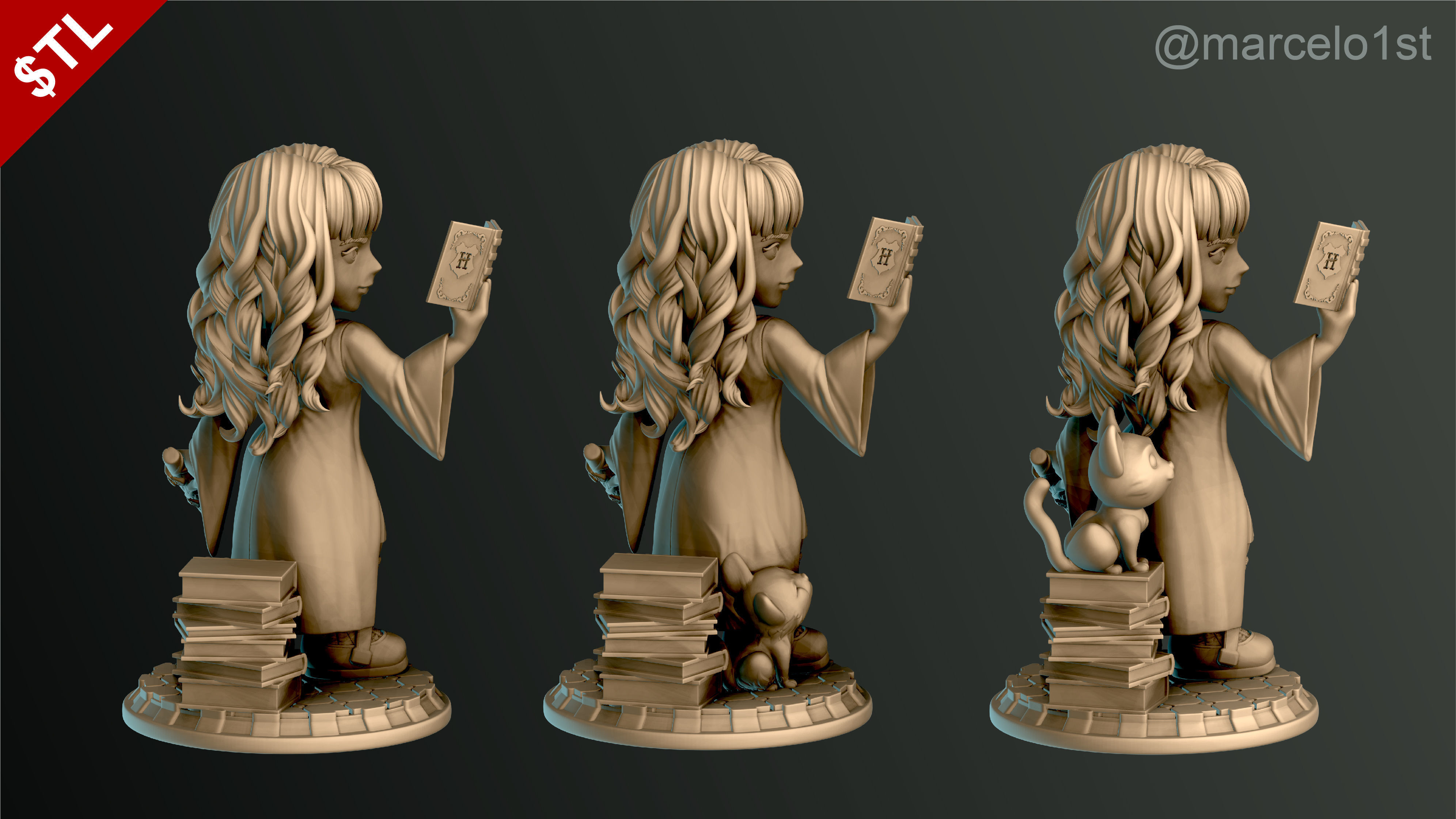 SIMPLES - Hermione Granger 3D print model_10