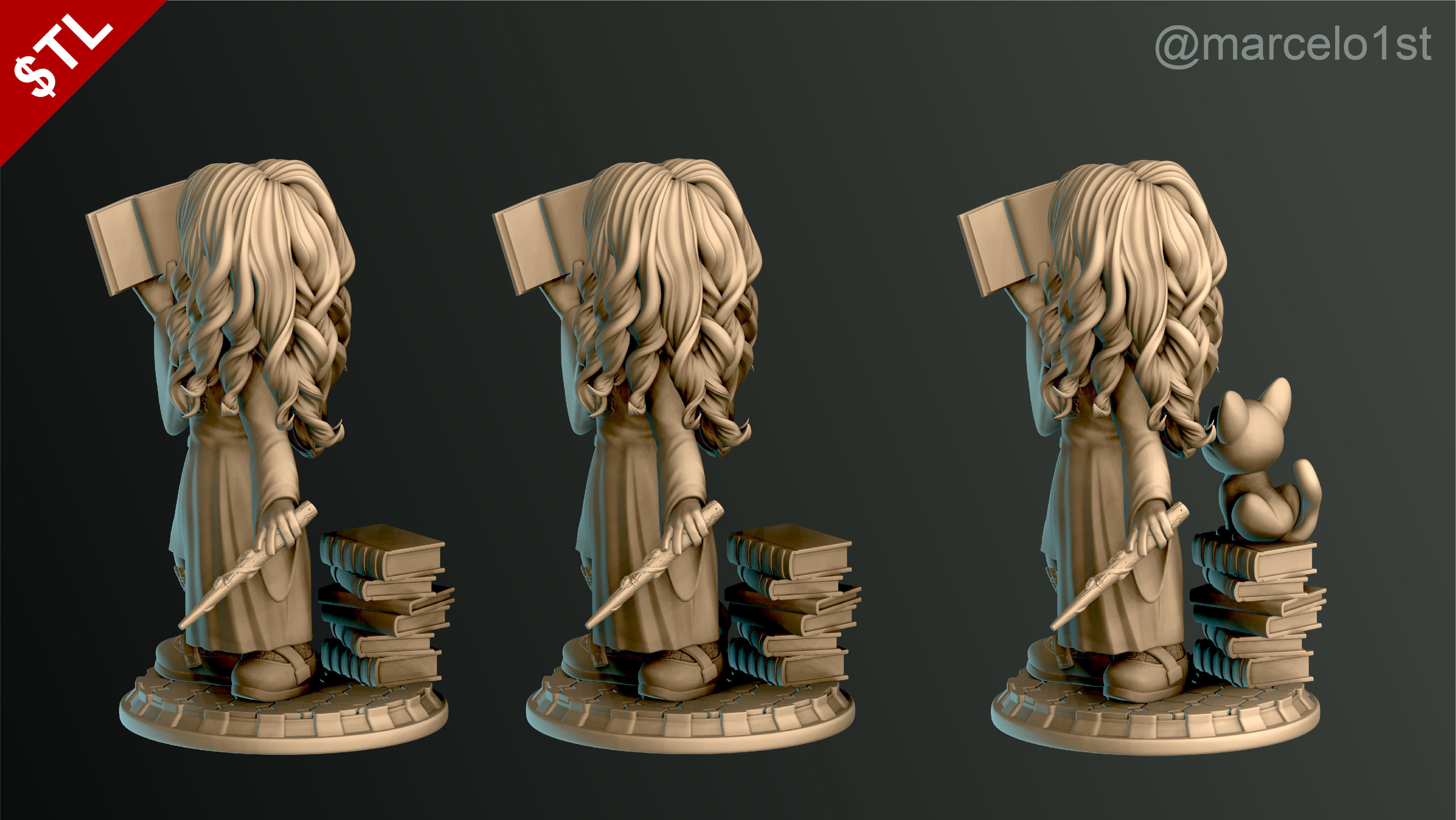 SIMPLES - Hermione Granger 3D print model_15