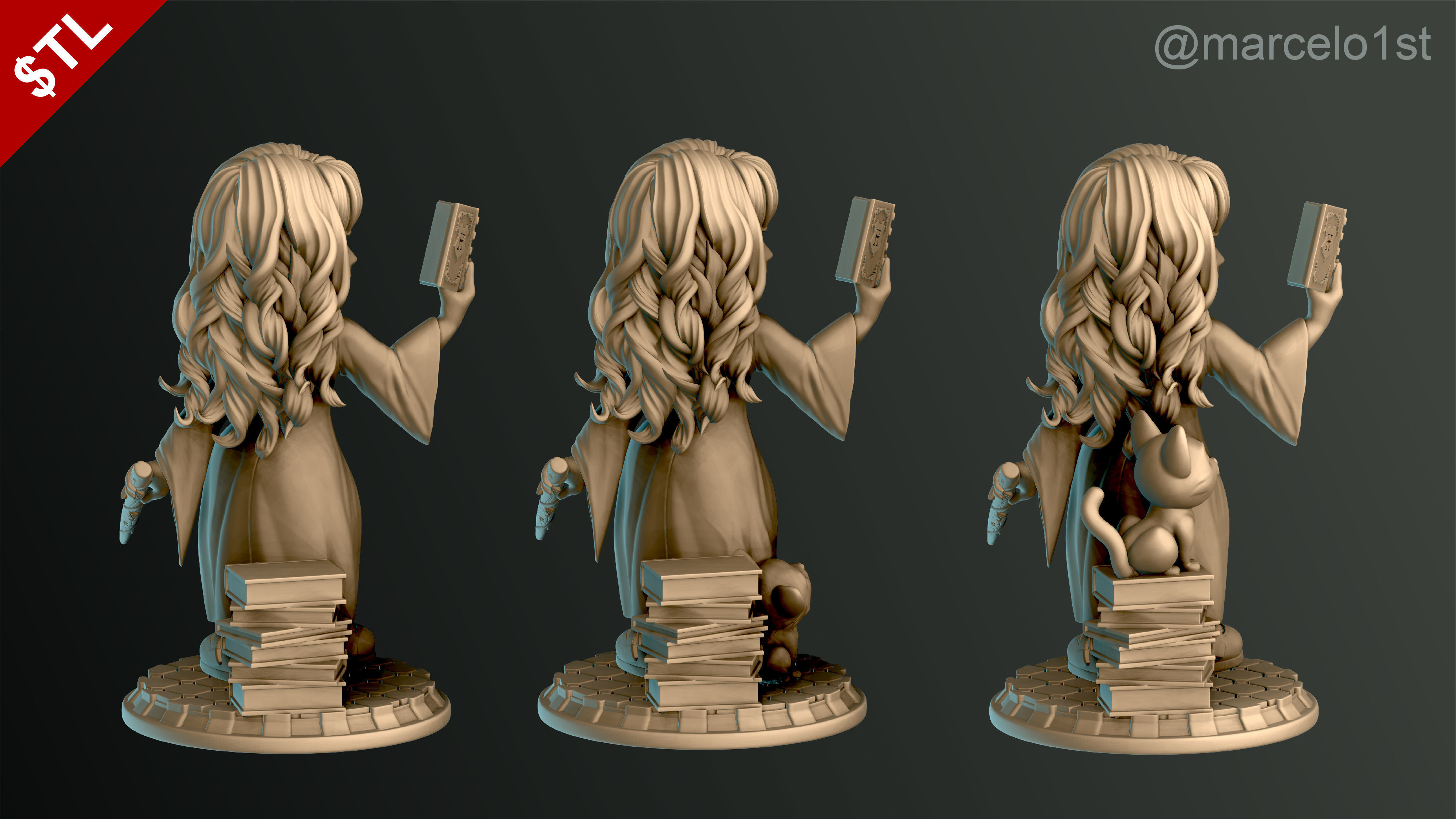 SIMPLES - Hermione Granger 3D print model_11