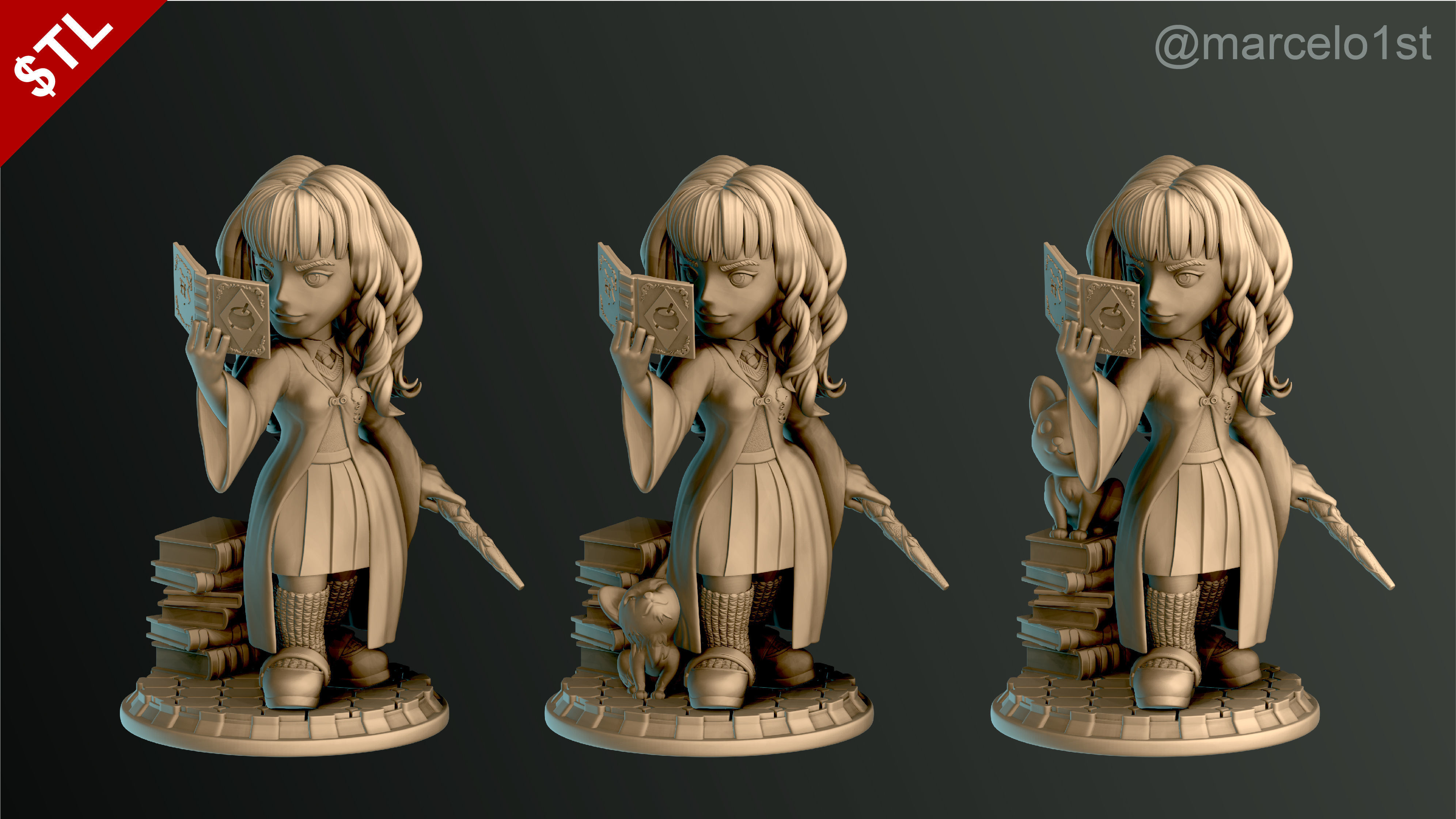 SIMPLES - Hermione Granger 3D print model_22
