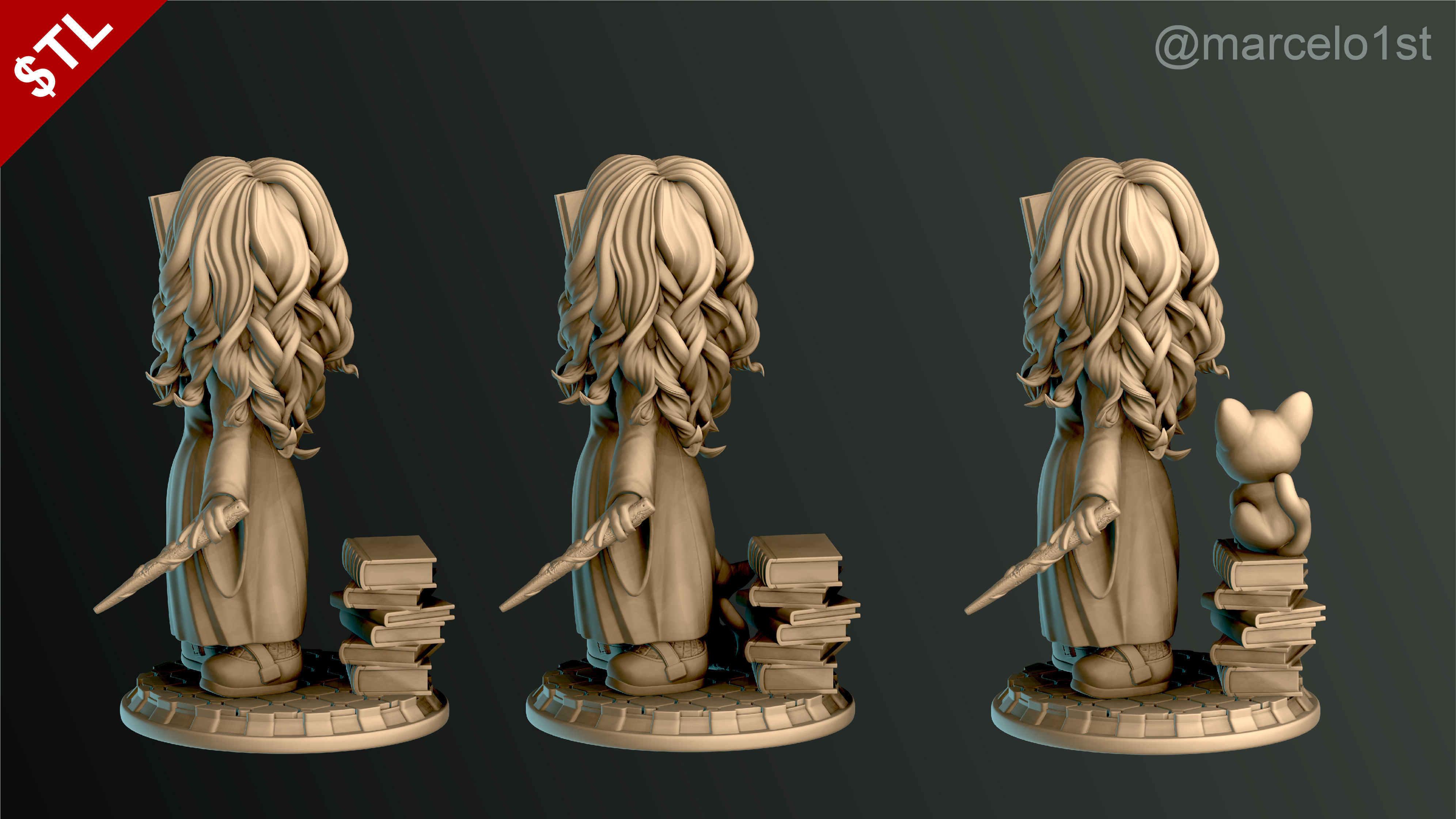SIMPLES - Hermione Granger 3D print model_14