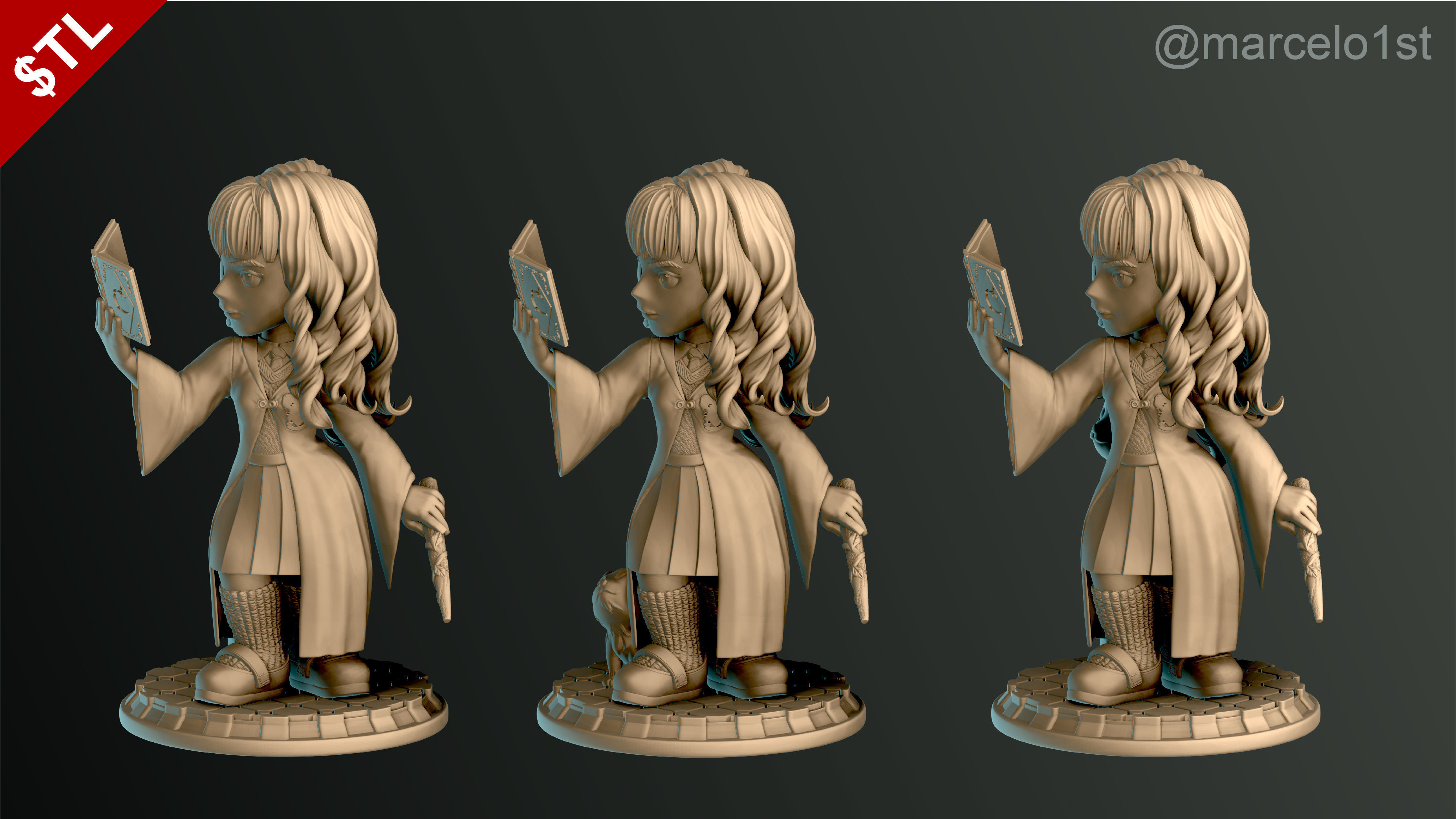 SIMPLES - Hermione Granger 3D print model_18