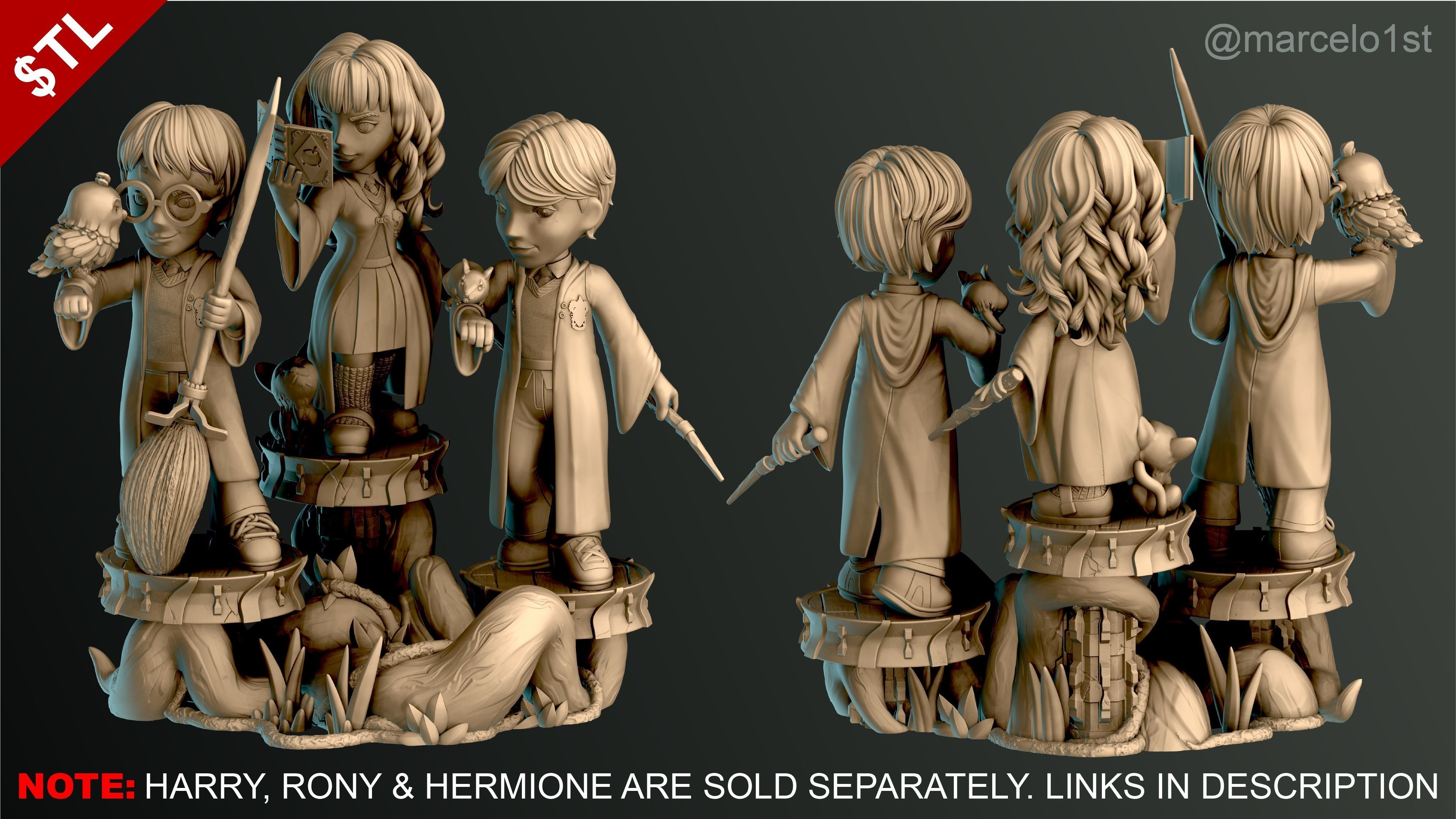 SIMPLES - Hermione Granger 3D print model_2