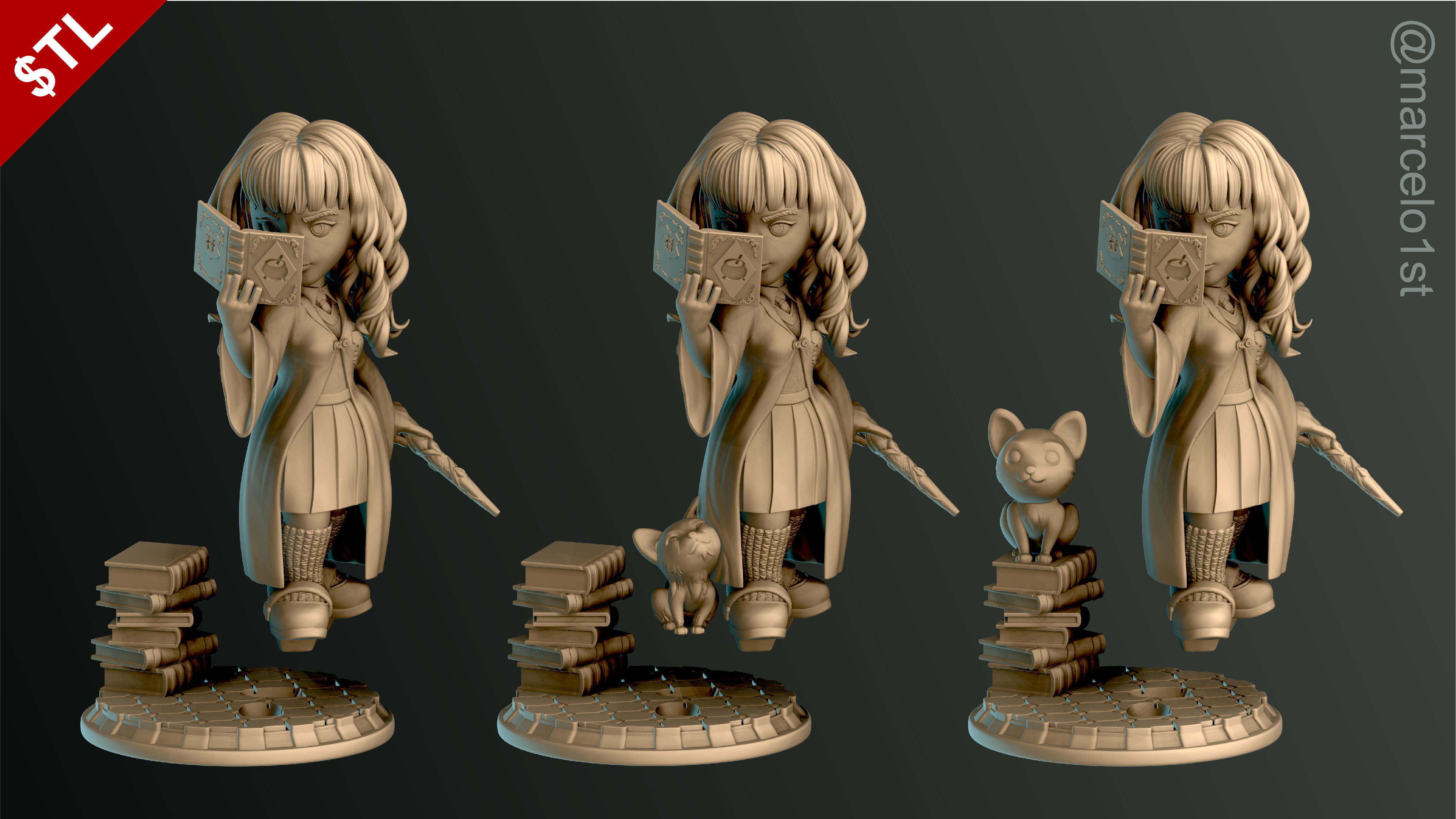 SIMPLES - Hermione Granger 3D print model_23