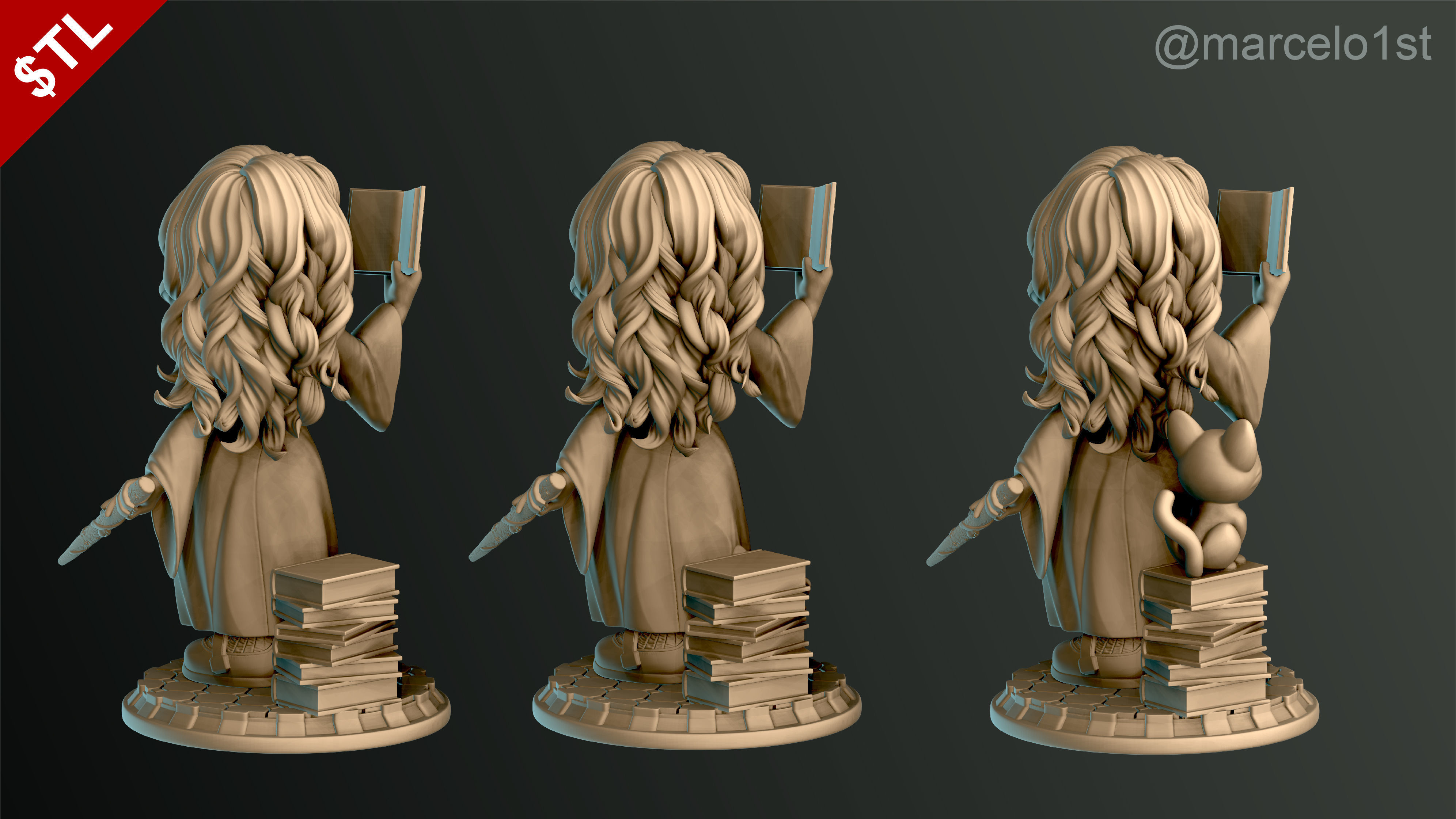 SIMPLES - Hermione Granger 3D print model_12