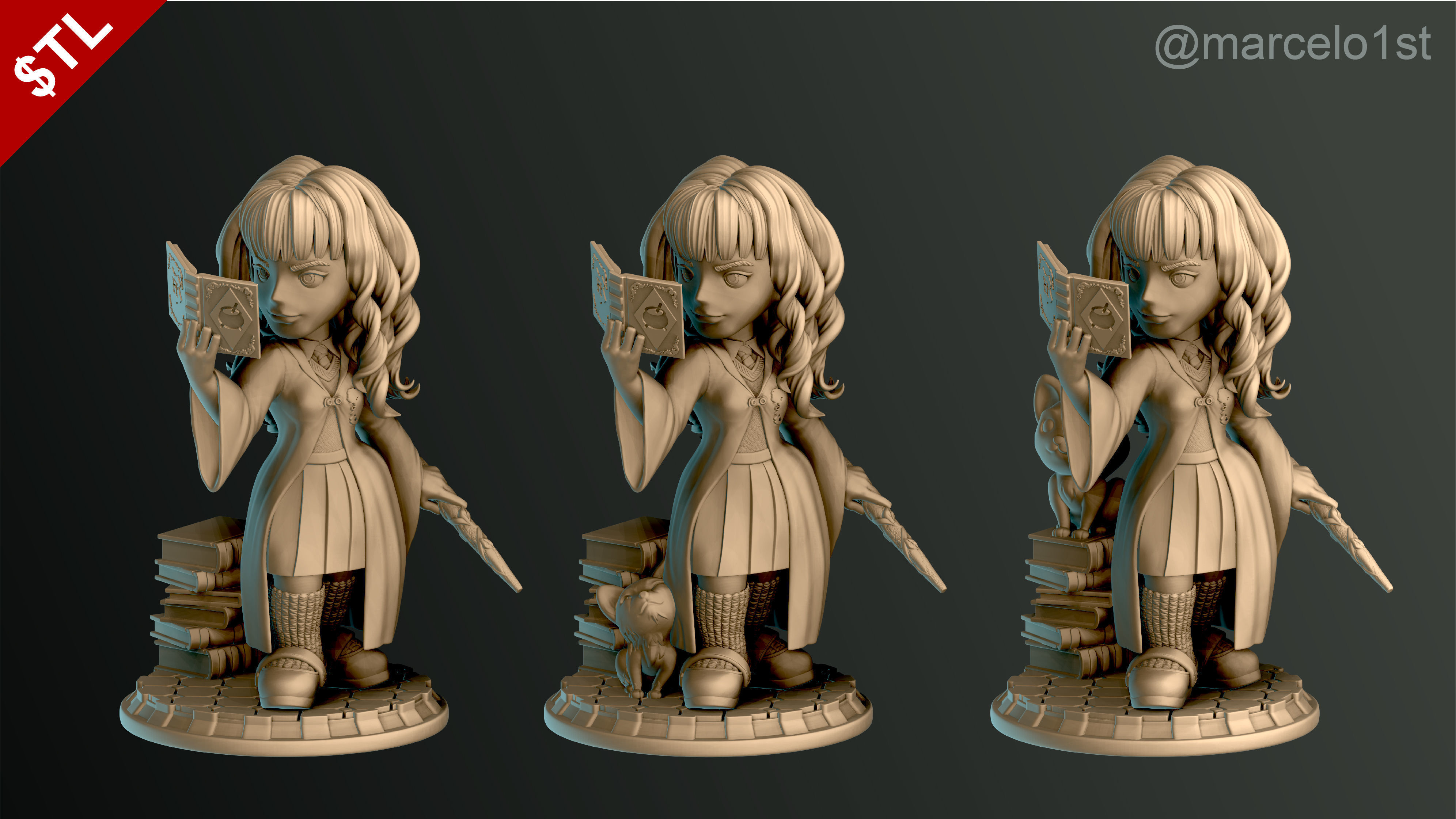 SIMPLES - Hermione Granger 3D print model_21