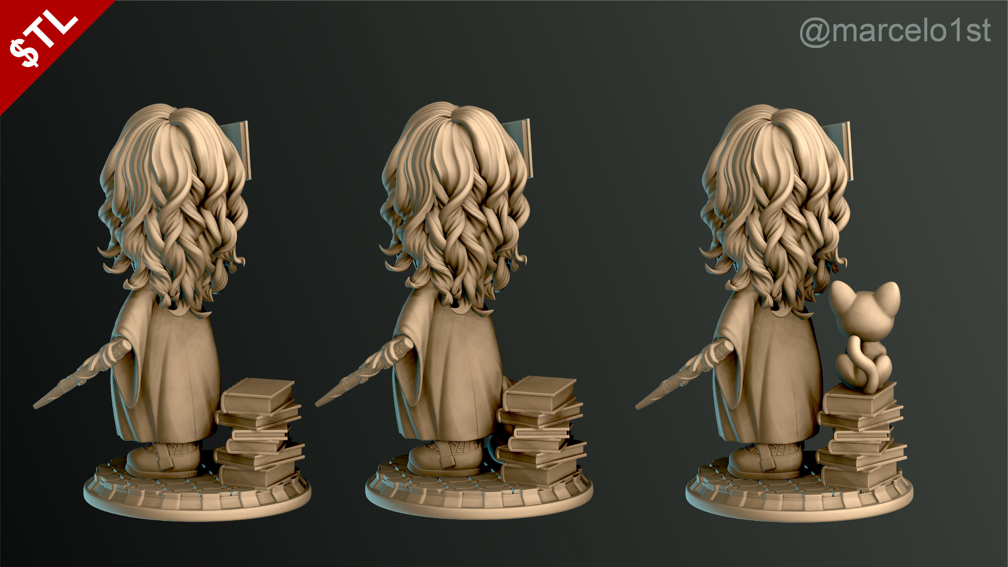 SIMPLES - Hermione Granger 3D print model_13
