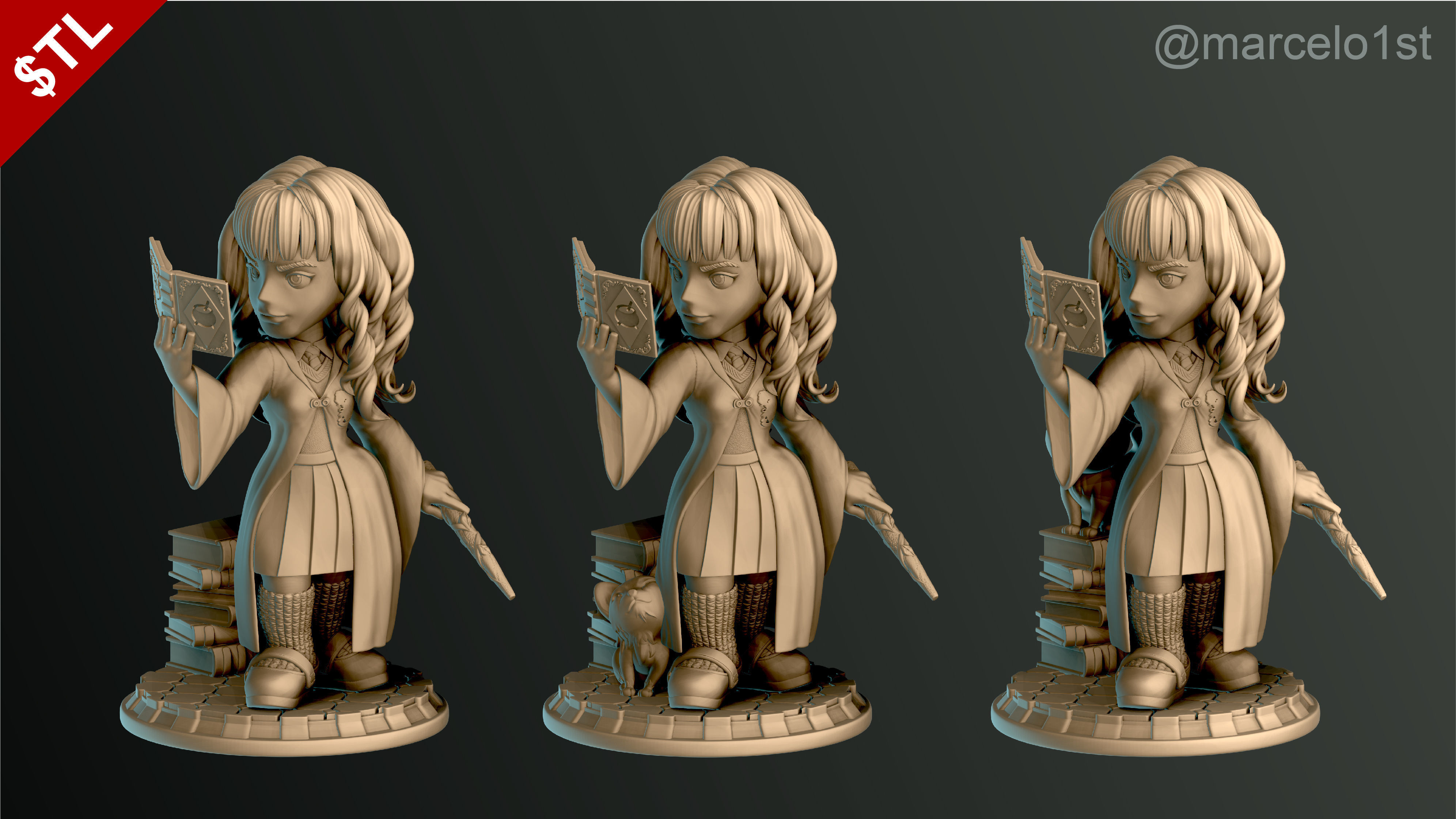 SIMPLES - Hermione Granger 3D print model_20