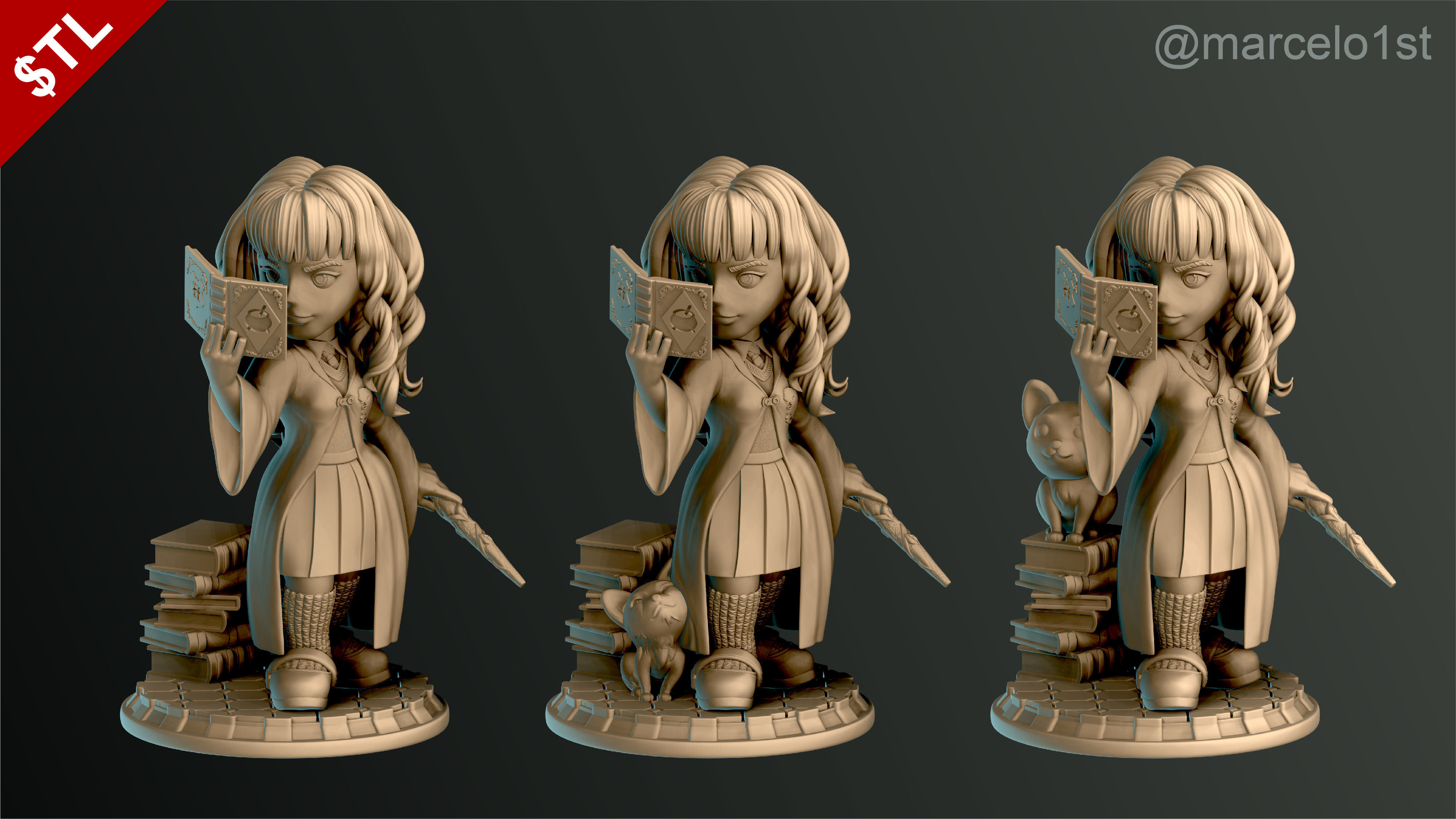SIMPLES - Hermione Granger 3D print model_4