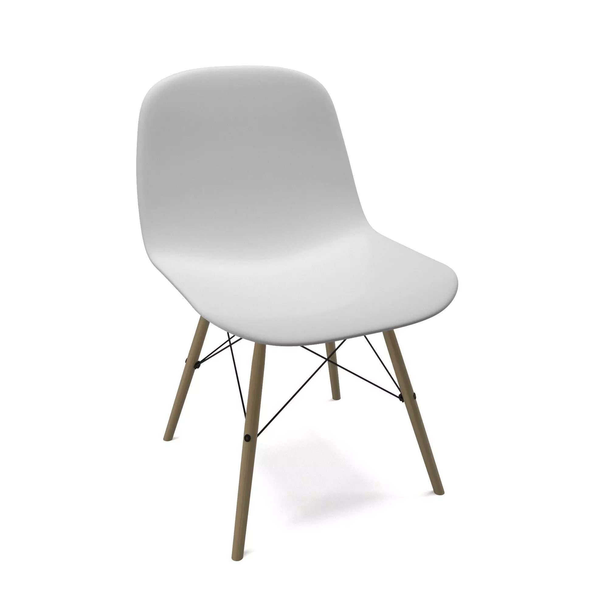 Eames DSW Chair 3D model_0