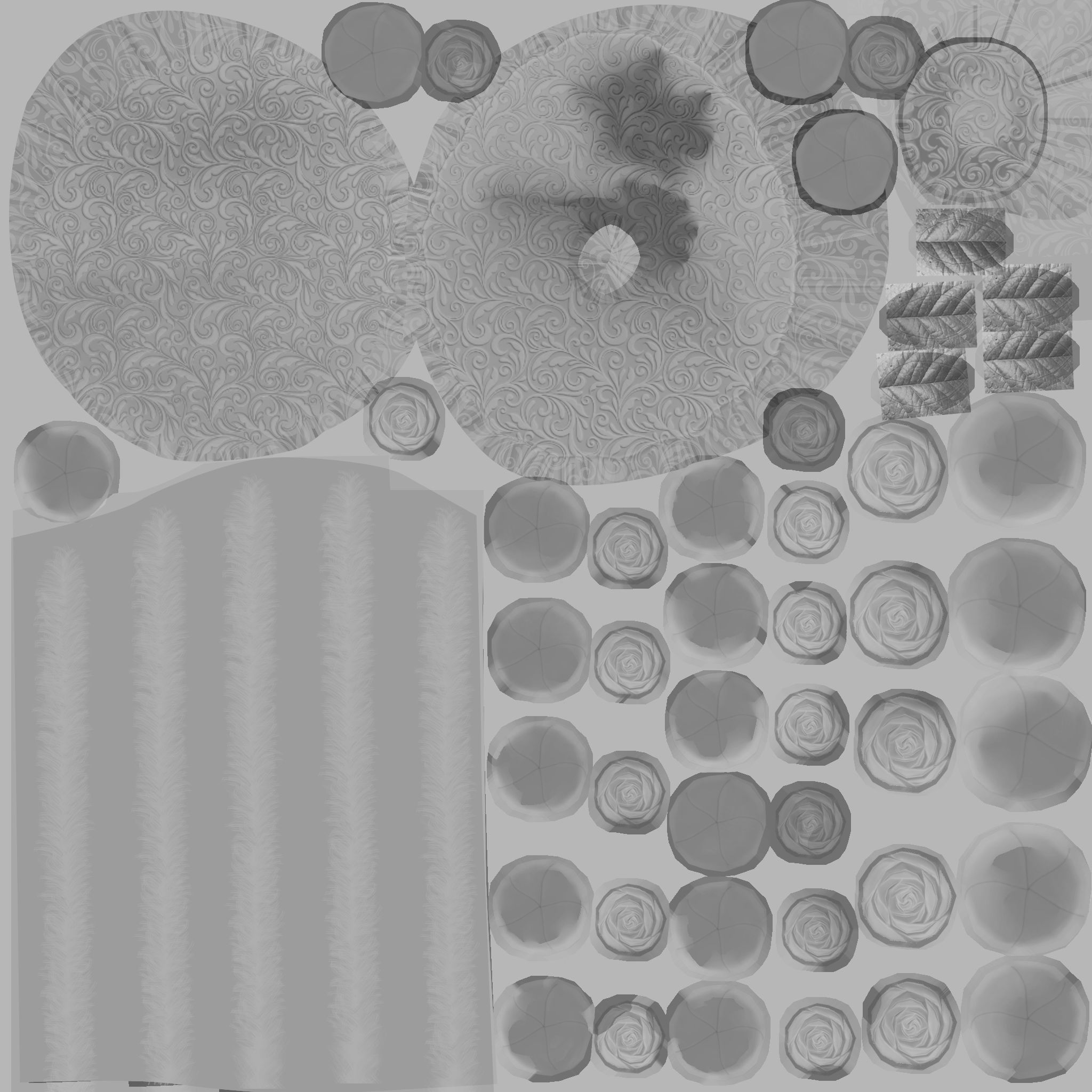 Ladies Hat Low-poly 3D model_9