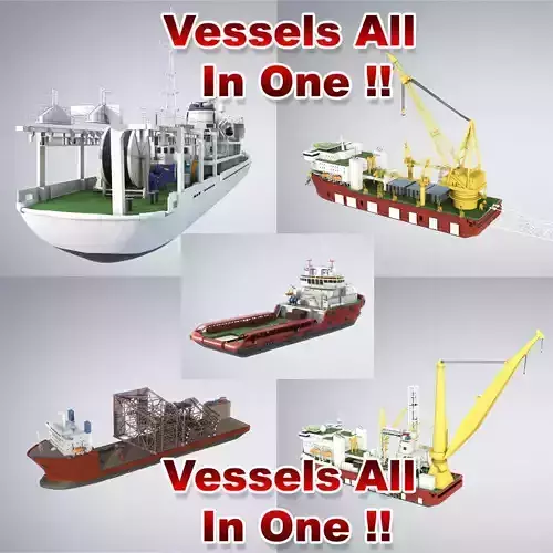 Vessels Bundle 3D model