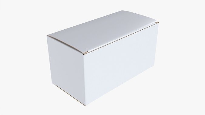 Paper box mockup 12 3D model