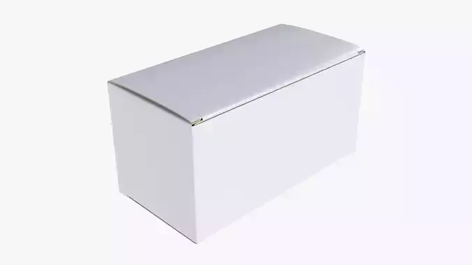 Paper box mockup 12 3D model