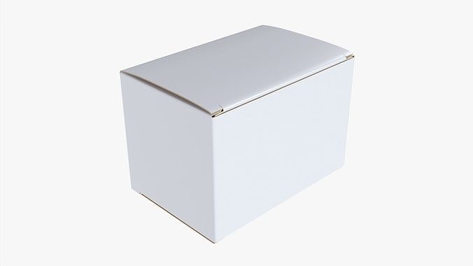 Paper box mockup 13 3D model