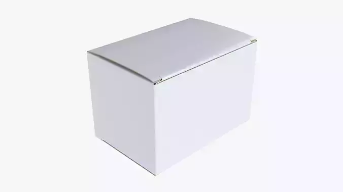 Paper box mockup 13 3D model