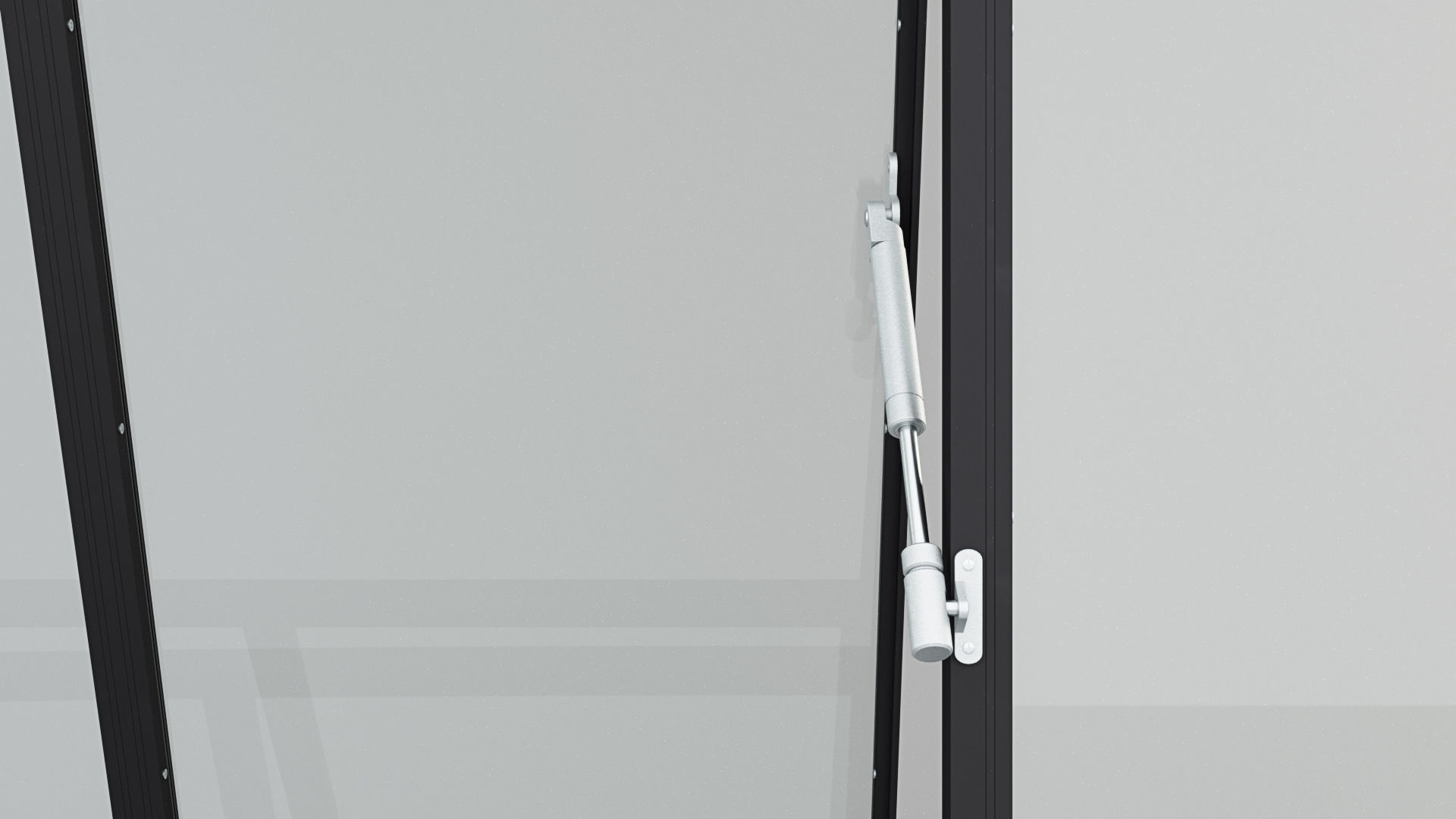 Aluminium window 9 3D model_4