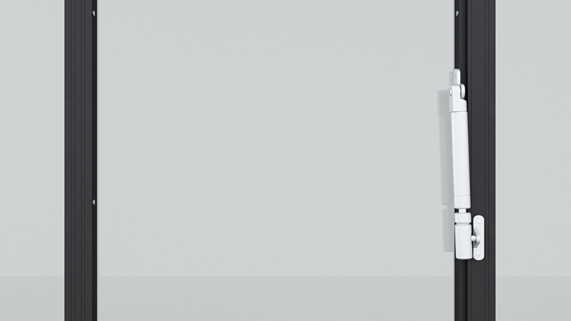 Aluminium window 9 3D model_5