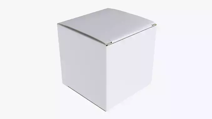 Paper box mockup 14 3D model