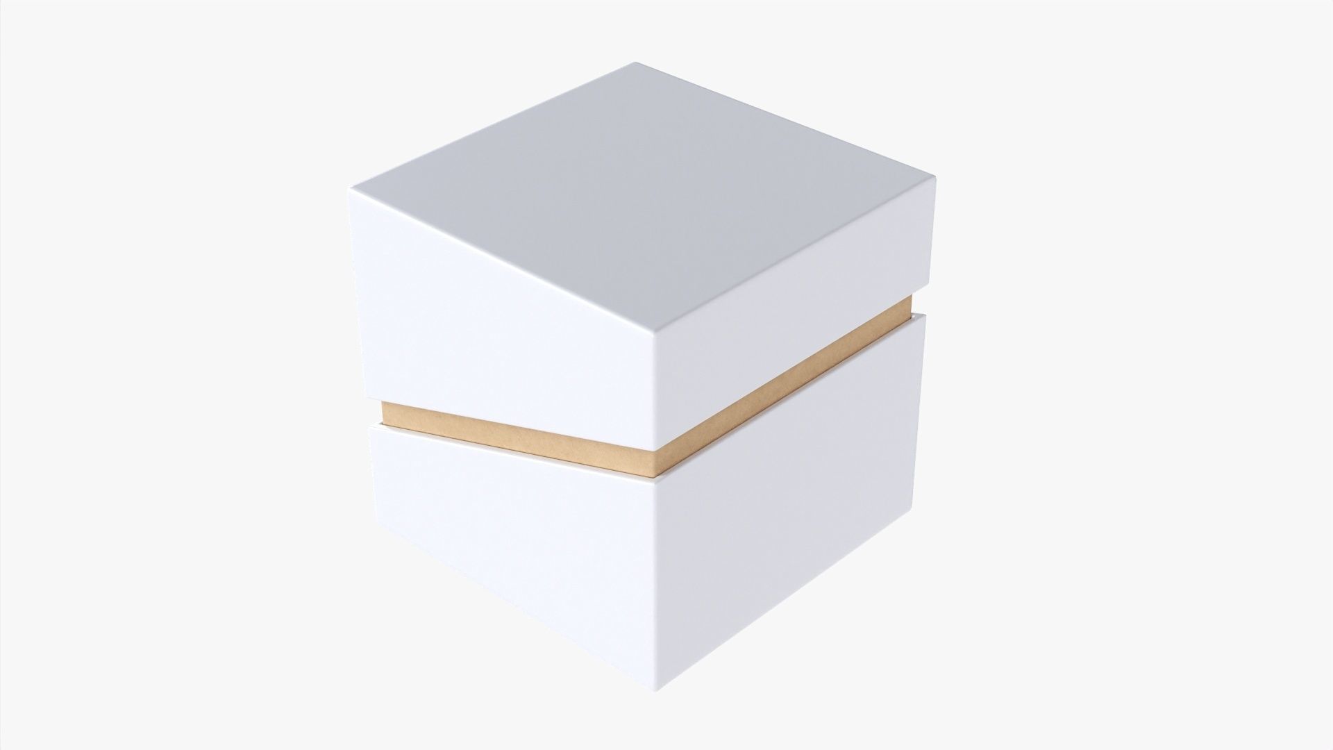 Paper gift box mockup 01 3D model_4