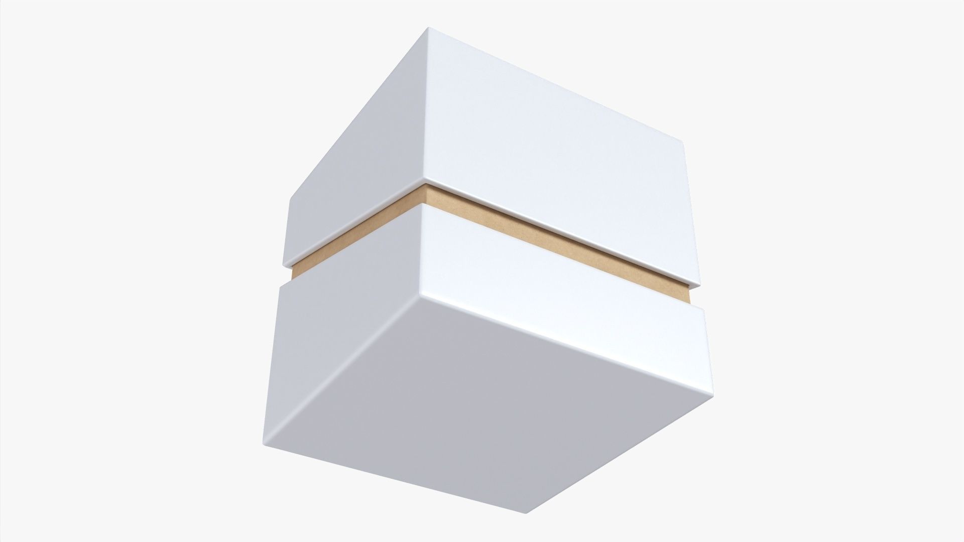 Paper gift box mockup 01 3D model_3