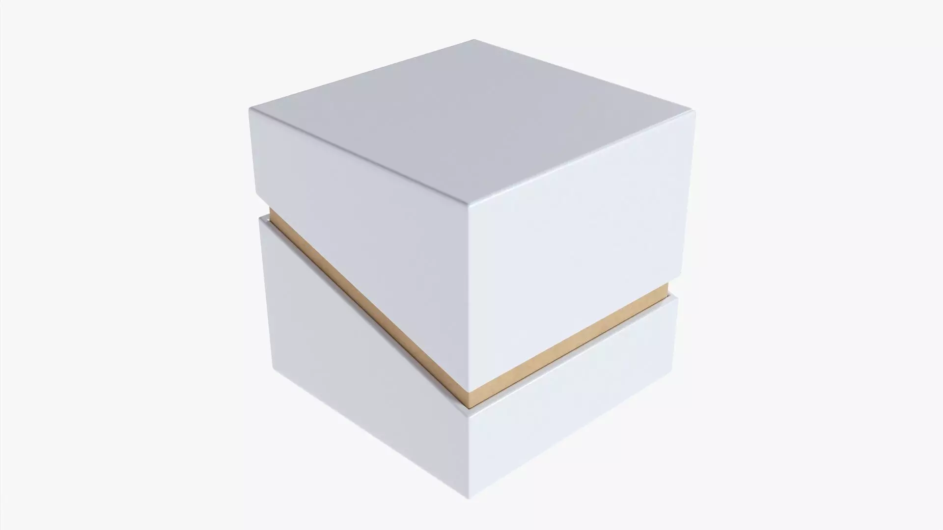 Paper gift box mockup 01 3D model_0