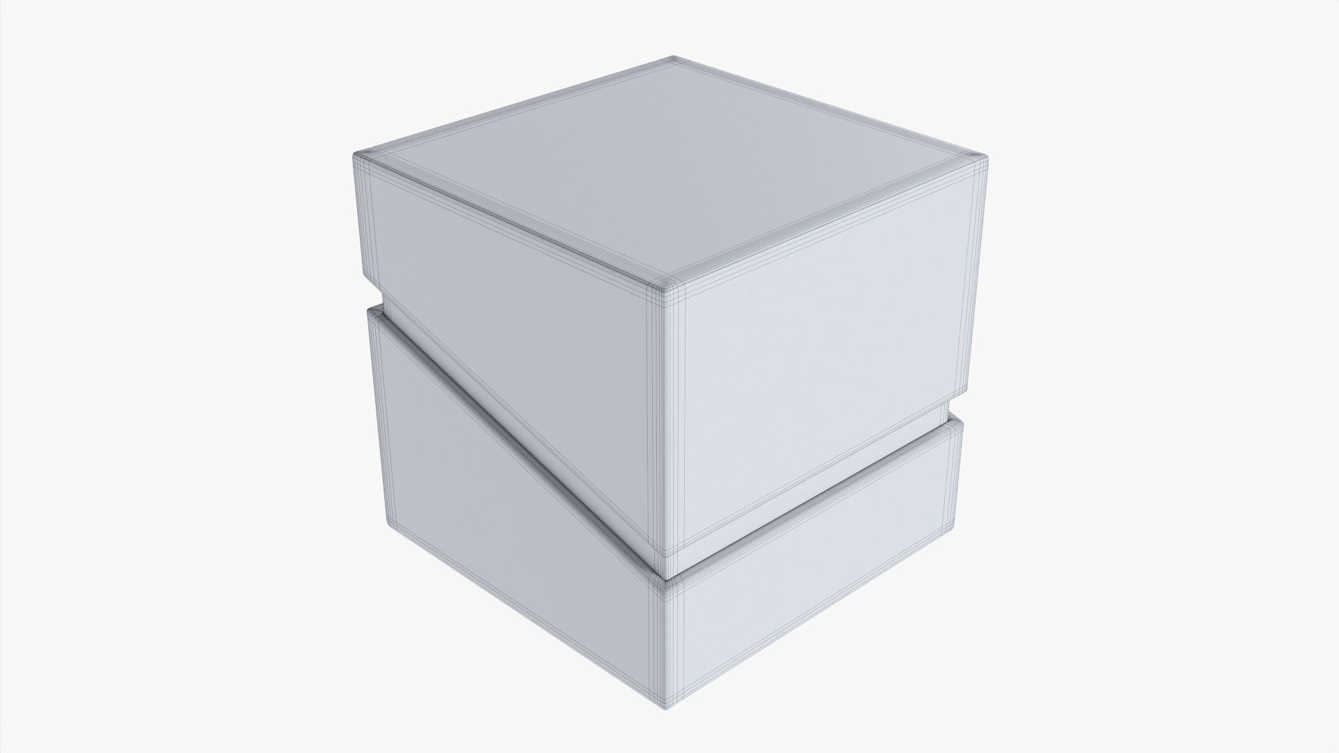 Paper gift box mockup 01 3D model_7