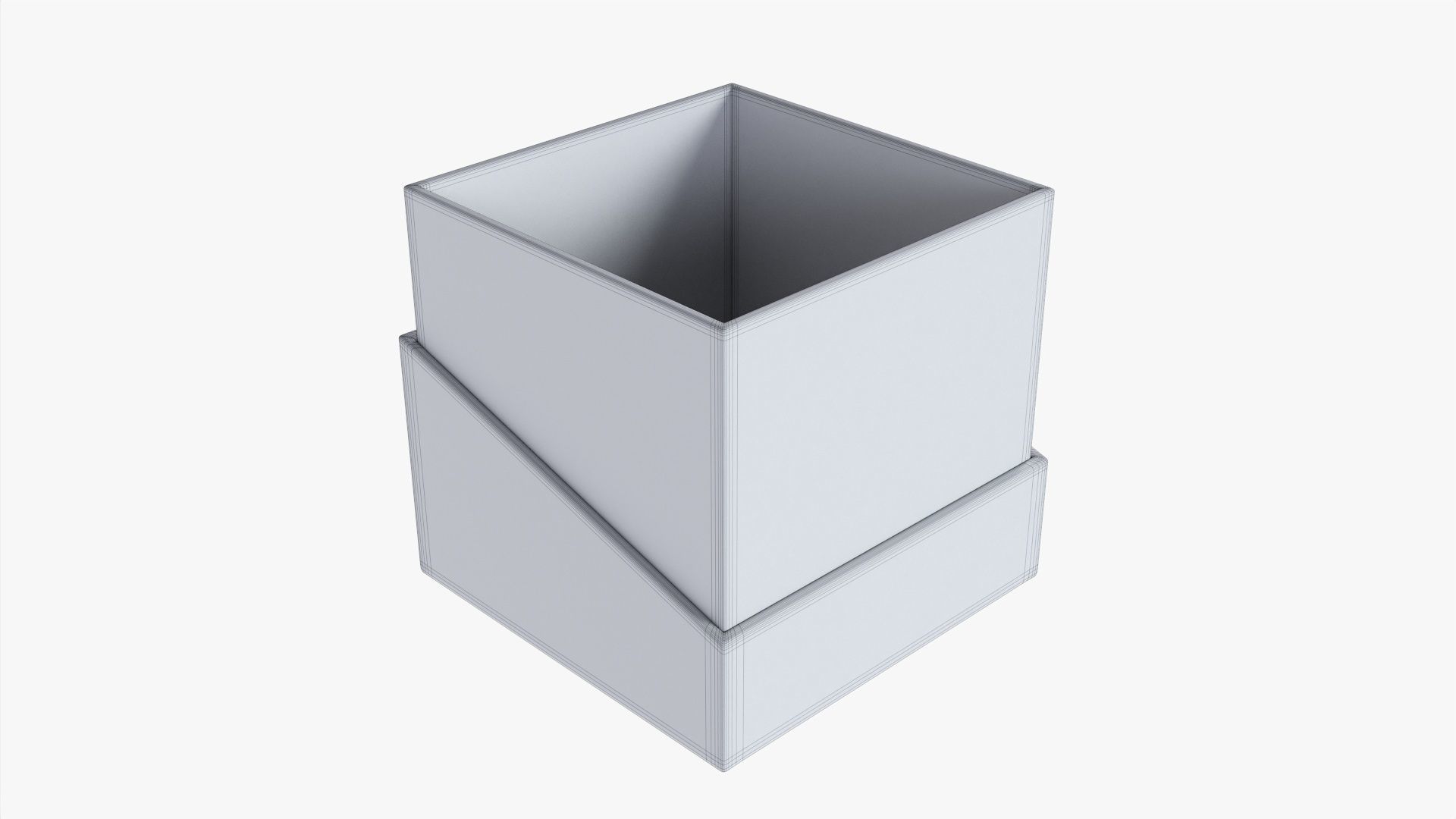 Paper gift box mockup 01 3D model_8