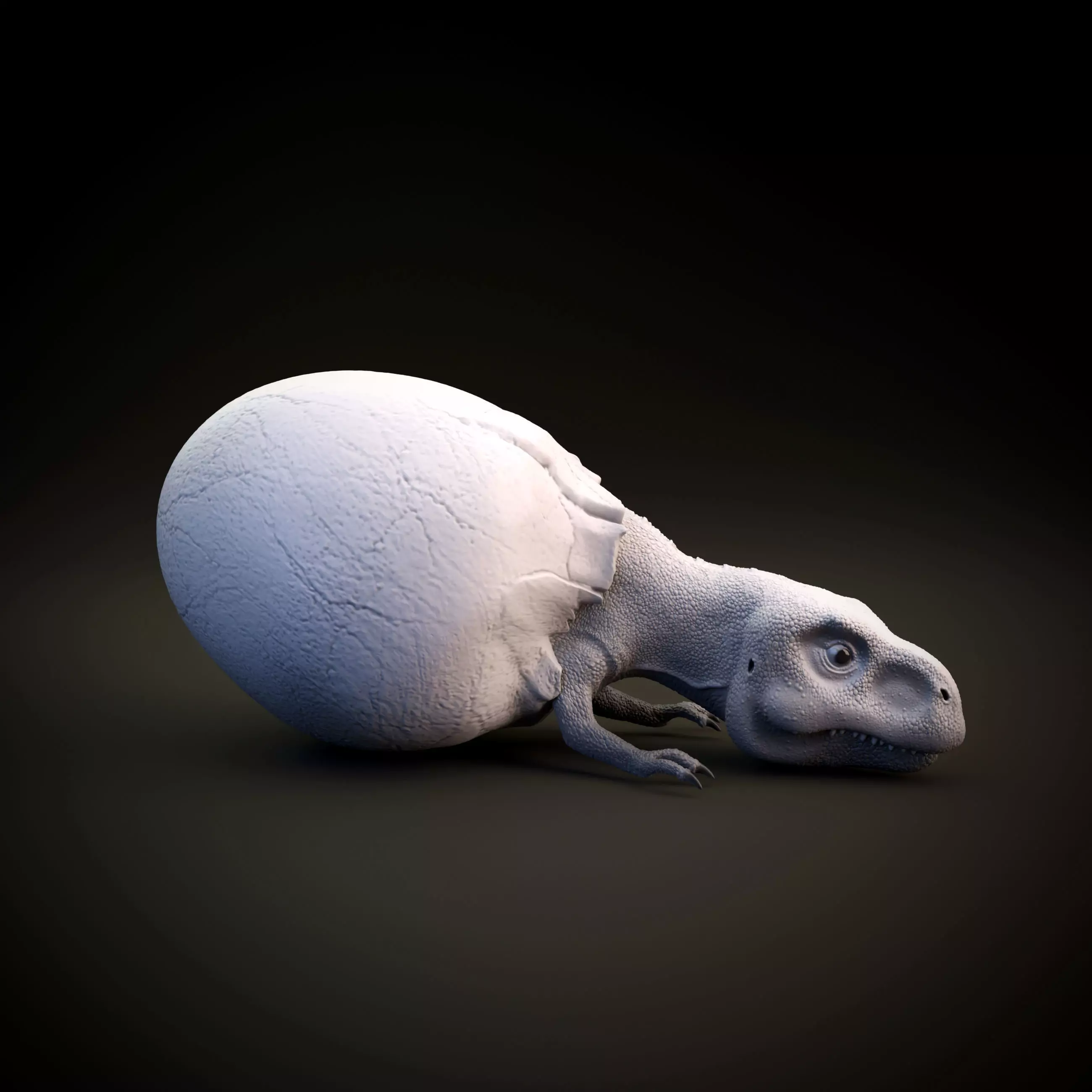 Tyrannosaurus Rex hatchling - baby dino - pre supported 3D print model_0