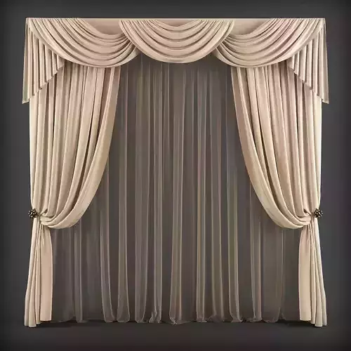 Curtain 3D model 161