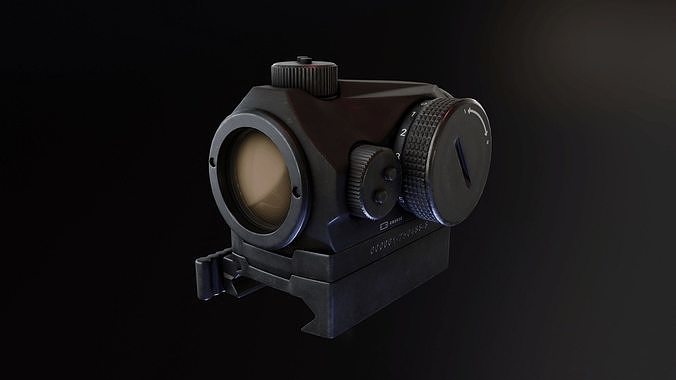 Aimpoint Micro T1 Low-poly 3D model