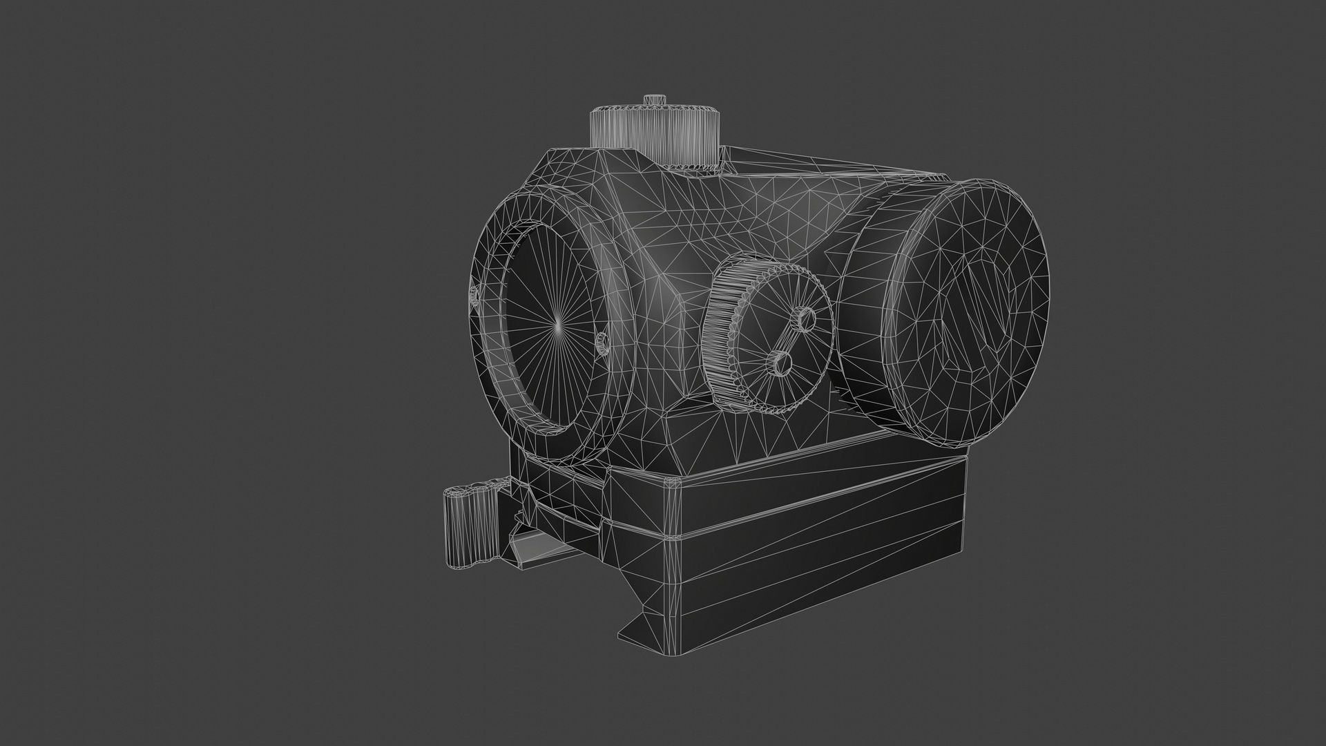 Aimpoint Micro T1 Low-poly 3D model_6