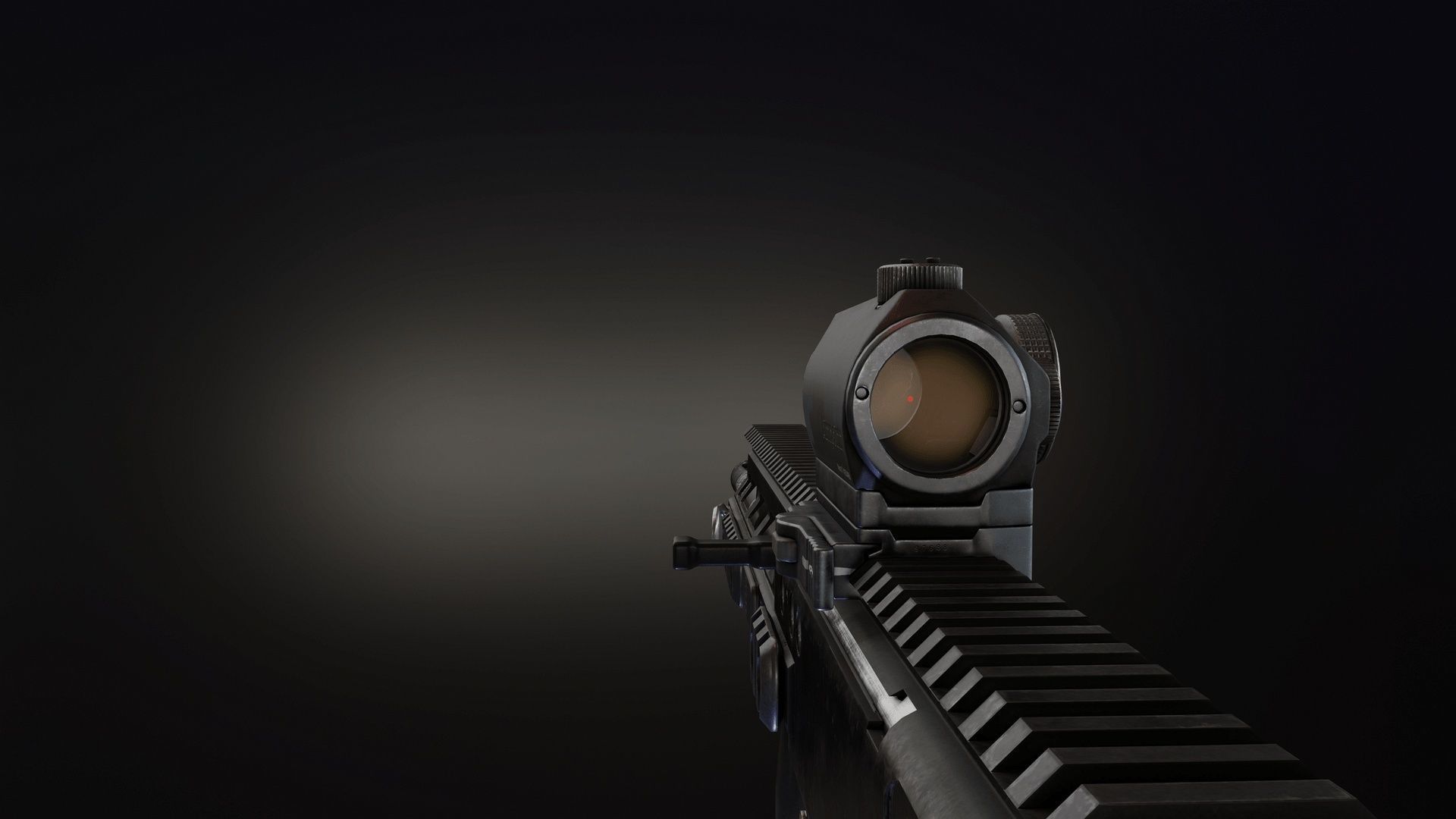 Aimpoint Micro T1 Low-poly 3D model_4