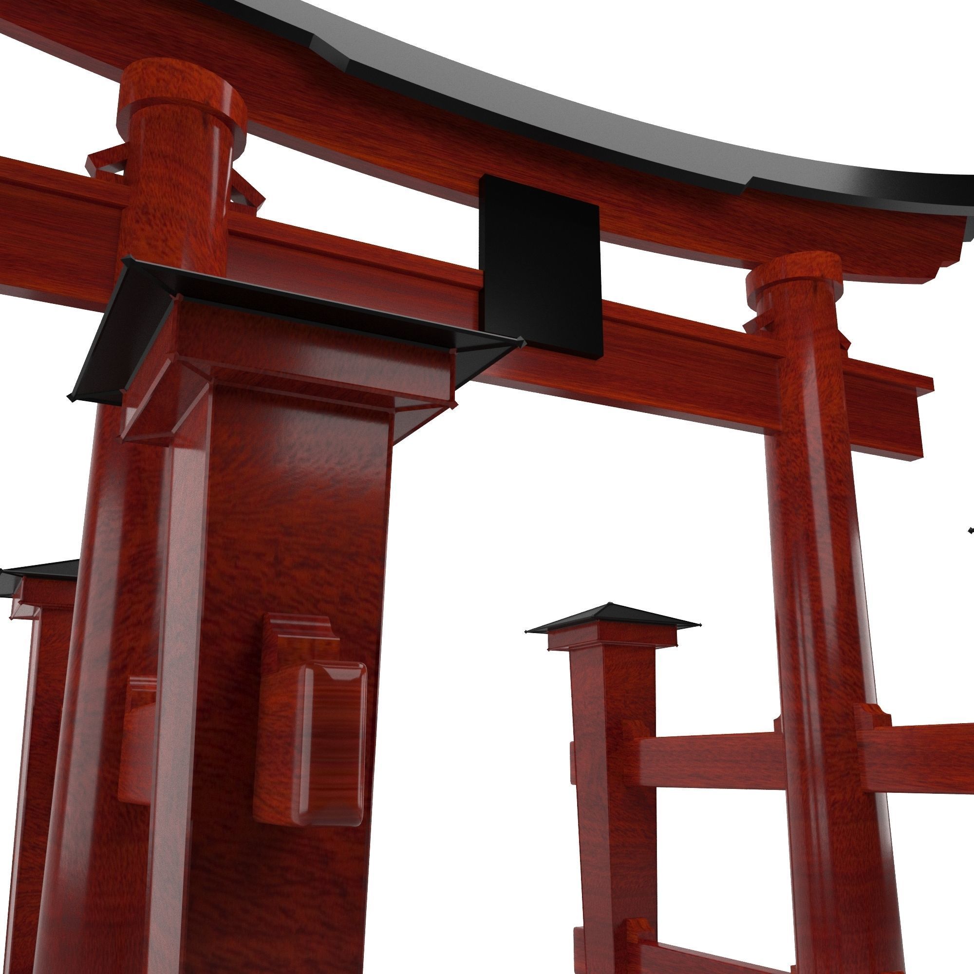 Torri Japan 3D model_3