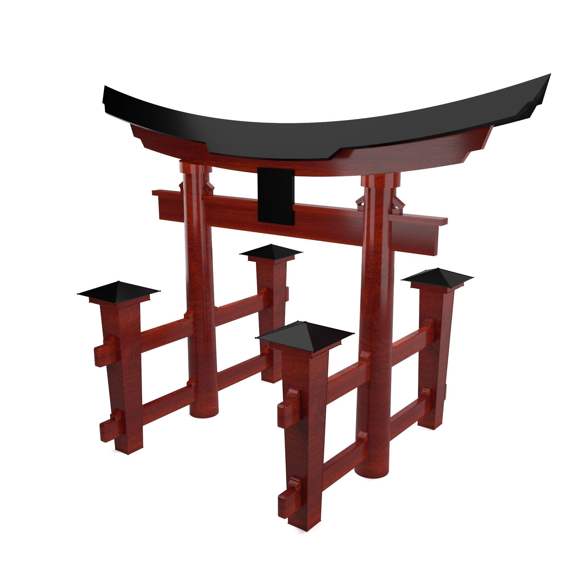 Torri Japan 3D model_1