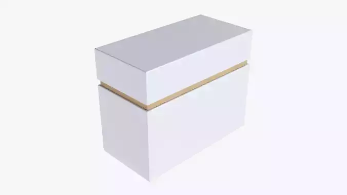 Paper gift box mockup 07