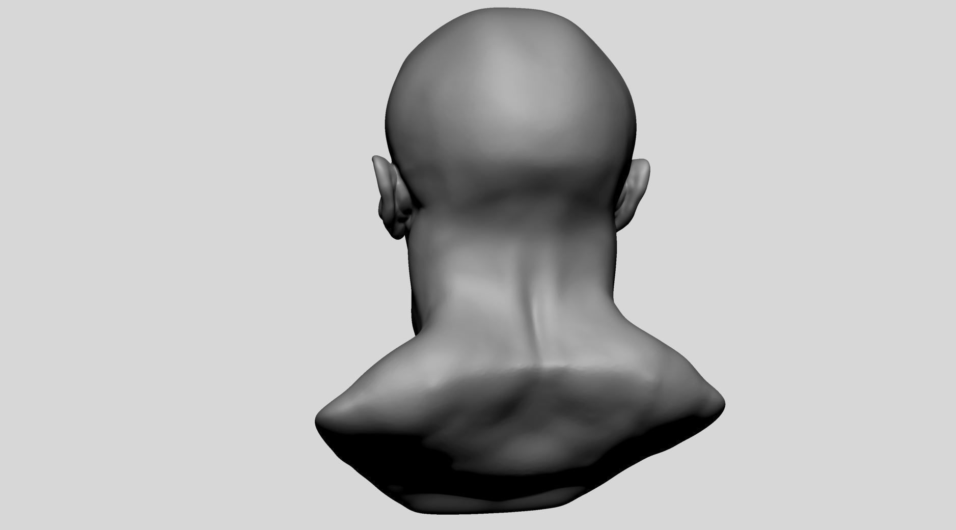 Male Head v7 3D model_5