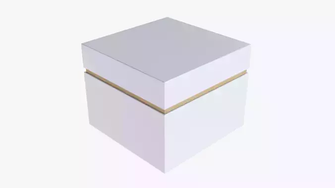 Paper gift box mockup 08