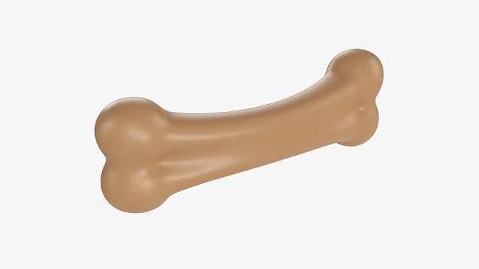 Pet bark bone 3D model