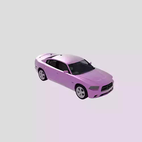 2011 Dodge Charger Low-poly 3D model