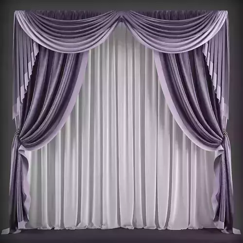 Curtain 3D model 163