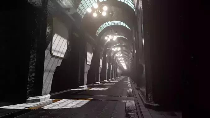 Hall of Memories 3D model