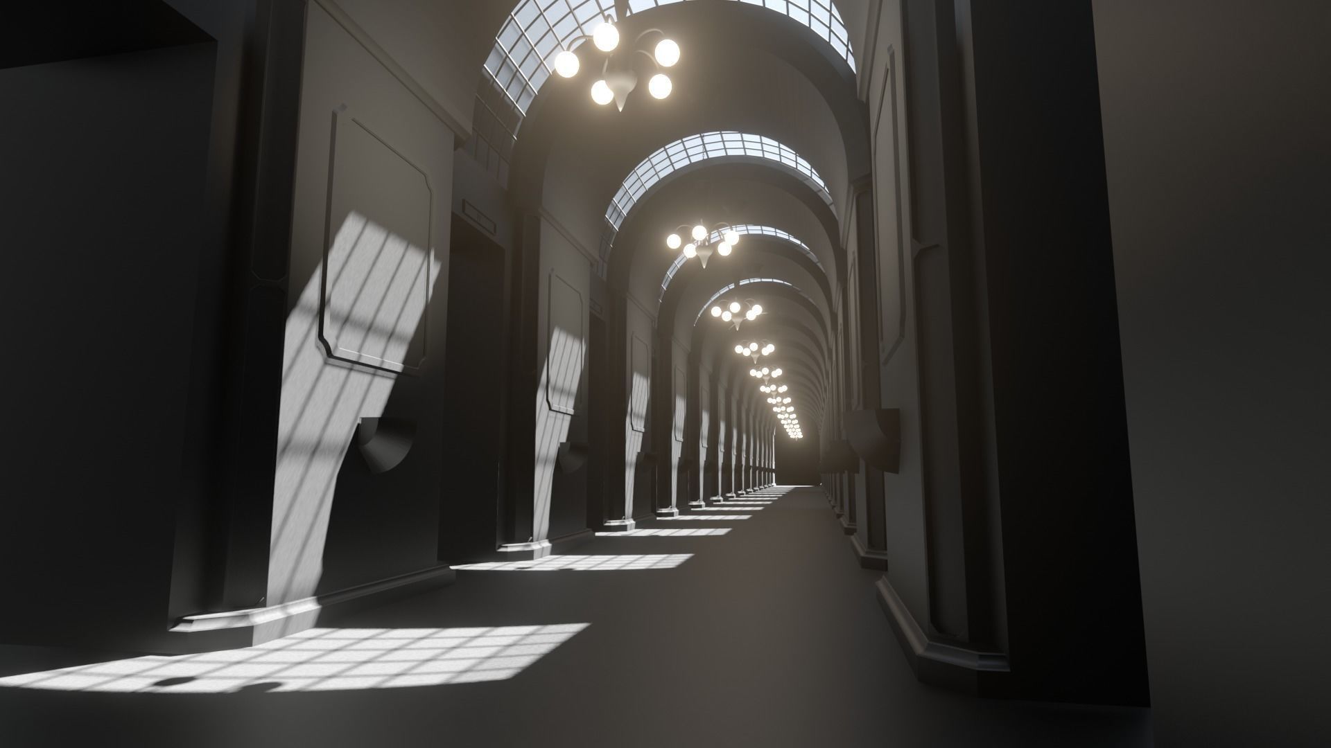 Hall of Memories 3D model_2